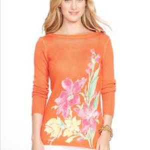 Woman’s Ralph Lauren Floral Pullover Sweater